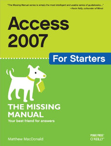 Access 2007 for Starters 