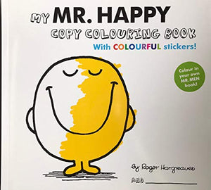 Mr Men Mr Happy Colouring 