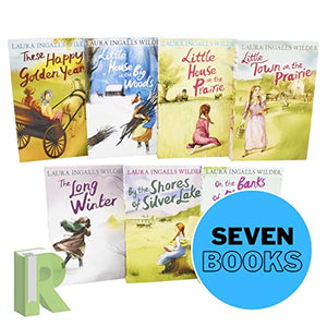 Little House on the Prairie Series 7 Books Collection by Laura Ingalls Wilder 