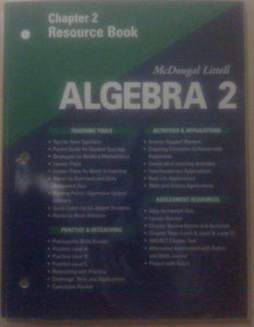 McDougal Littell Algebra 2: Resource Book: Chapter 2 