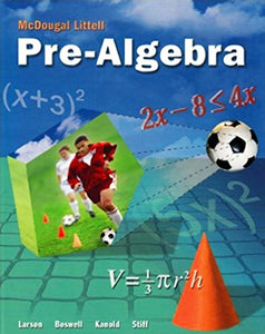 McDougal Littell Pre-Algebra: Resource Book C 