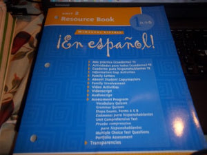 En Español, Unit 2, Level 1: Resource Book (Mcdougal Littell ¡en Español!) 