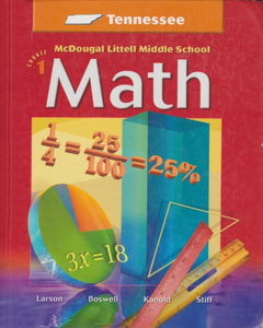 McDougal Littell Middle School Math Tennessee 