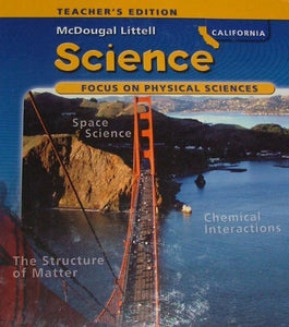 McDougal Littell Science California: Teachers 