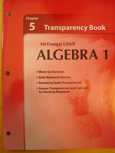 Holt McDougal Larson Algebra 1 