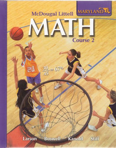 McDougal Littell Middle School Math Maryland 