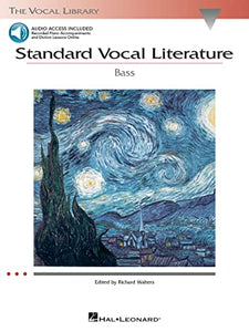 Standard Vocal Literature - Bass An Introduction to Repertoire 