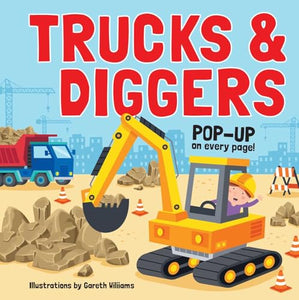 Pop Up Book - Trucks and Diggers 