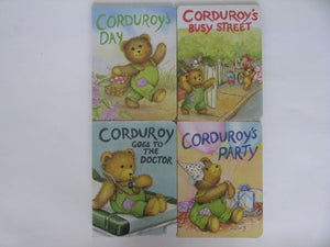 Corduroy Board Book Collection 4 Books: Corduroy's Party / Corduroy's Busy Street / Corduroy's Day / 