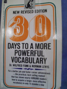 30 Days to a More Powerful Vocabulary 