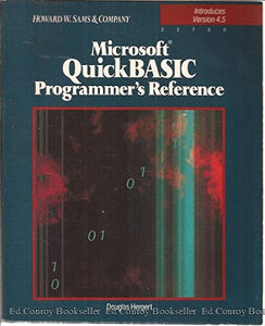 Microsoft QuickBASIC Programmer's Reference 