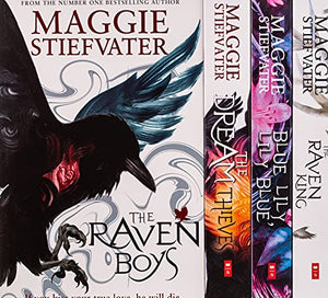 The Raven Cycle Series 4 Books Collection Box Set by Maggie Stiefvater (The Raven King, Blue Lily Lily Blue, The Dream Thieves, The Raven Boys) 