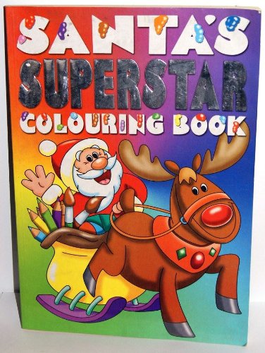 Santa's Superstar Colouring Book