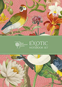 Royal Horticultural Society Exotic Notebook Set 