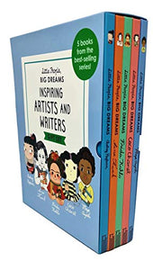 Little People, Big Dreams Inspiring Artists and Writers Gift 5 Books Box Collection Set (Maya Angelou, Anne Frank, Frida Kahlo, Coco Chanel, Audrey Hepburn) 