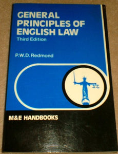 General Principles of English Law 