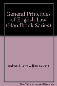 General Principles of English Law 