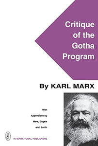 Critique of the Gotha Program 