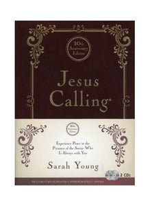 Jesus Calling: Enjoying Peace in His Presence ~10th Anniversary Custom Edition with 2 Bonus Audio CDs~ (Bonded Leather) 