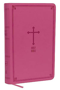 NKJV, Deluxe Gift Bible, Leathersoft, Pink, Red Letter, Comfort Print 