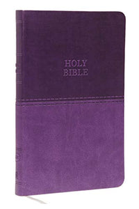 KJV, Value Thinline Bible, Leathersoft, Purple, Red Letter, Comfort Print 