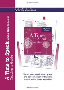 A Time to Speak and a Time to Listen Teacher's Guide 