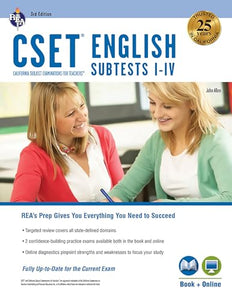 CSET English Subtests I-IV Book + Online 