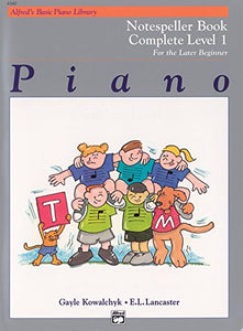 Alfred's Basic Piano Course Notespeller Complete 1 