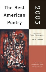 The Best American Poetry 2003 