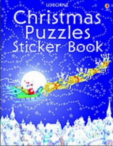 Christmas Puzzles Sticker Book 