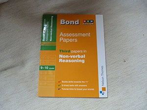 Bond Third Papers in Non-verbal Reasoning 9-10 Years 