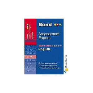 Bond More Third Papers in English 9-10 Years 