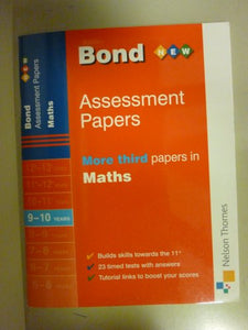 Bond More Third Papers in Maths 9-10 Years 