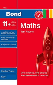 Bond 11+ Test Papers Maths Standard Pack 1 