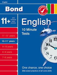 Bond 10 Minute Tests 10-11 Years 