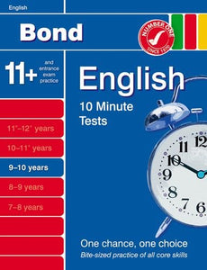 Bond 10 Minute Tests English 9-10 Years 