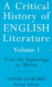 A Critical History of English Literature 