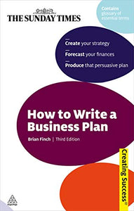 How to Write a Business Plan 