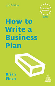 How to Write a Business Plan 