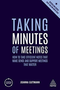 Taking Minutes of Meetings 