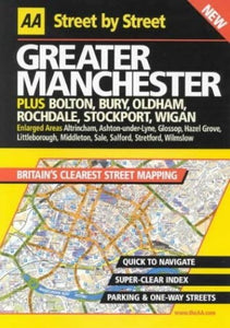 AA Street by Street Greater Manchester 