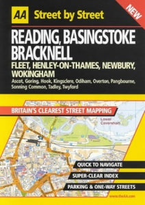 AA Street by Street Reading, Basingstoke, Bracknell 