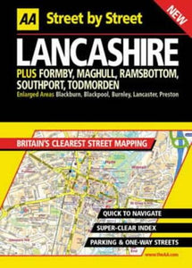 AA Street by Street Lancashire 