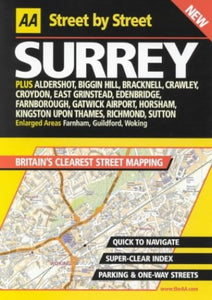 AA Street by Street Surrey 