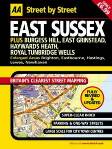 AA Street by Street East Sussex 