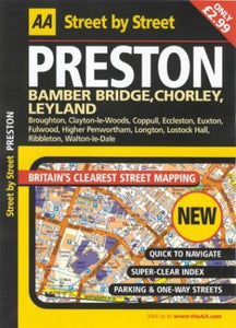 AA Street by Street Preston 