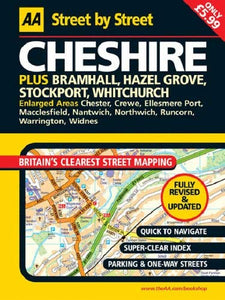 AA Street by Street Cheshire Midi 