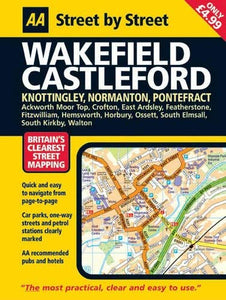 AA Street by Street Wakefield, Castleford 