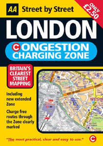 AA London Congestion Charging Map 