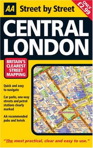 AA Street by Street Central London Map 